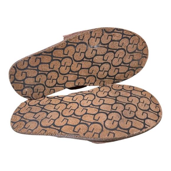 Ugg Brown Suede Classic Scuff Slipper Men size 10 main image 4